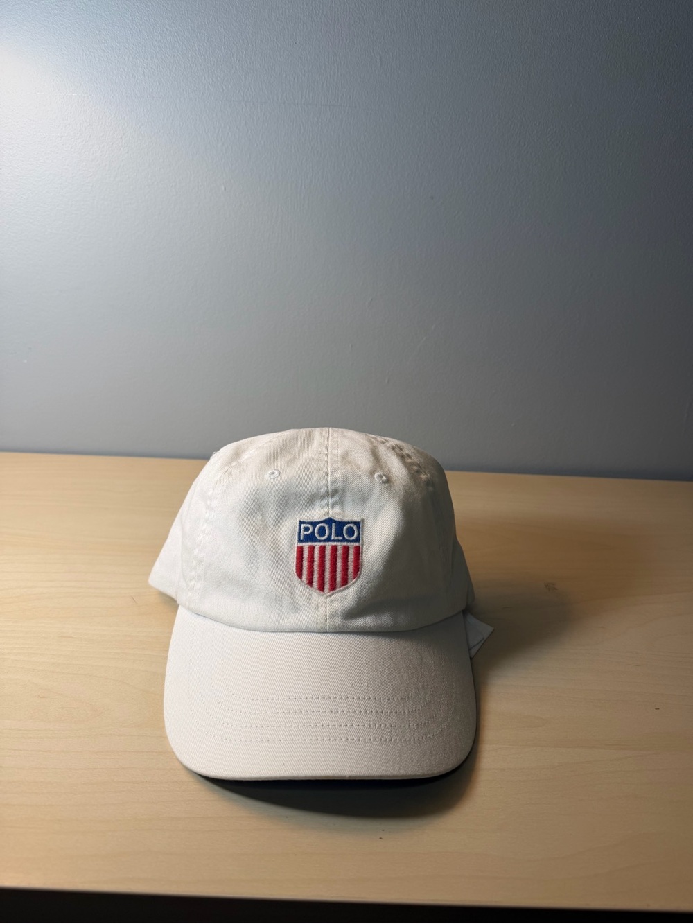 Polo by Ralph Lauren Yellow and Navy Label Cotton Hat - Picture 2 of 5